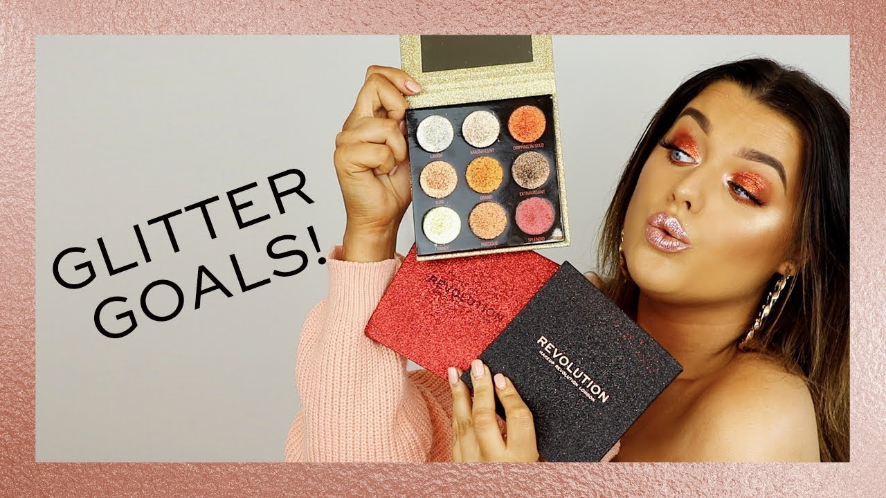 REVOLUTION | GLAM GLITTER LIPS + EYES TUTORIAL