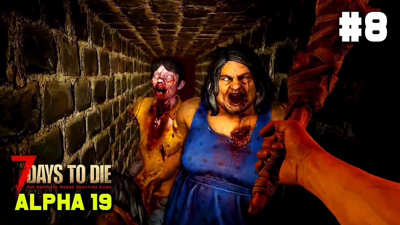 7 Days To Die Alpha 19 - MEGA MIAZGA I HORDA DZIEŃ 14 #8  - 7D2D A19 GAMEPLAY PL