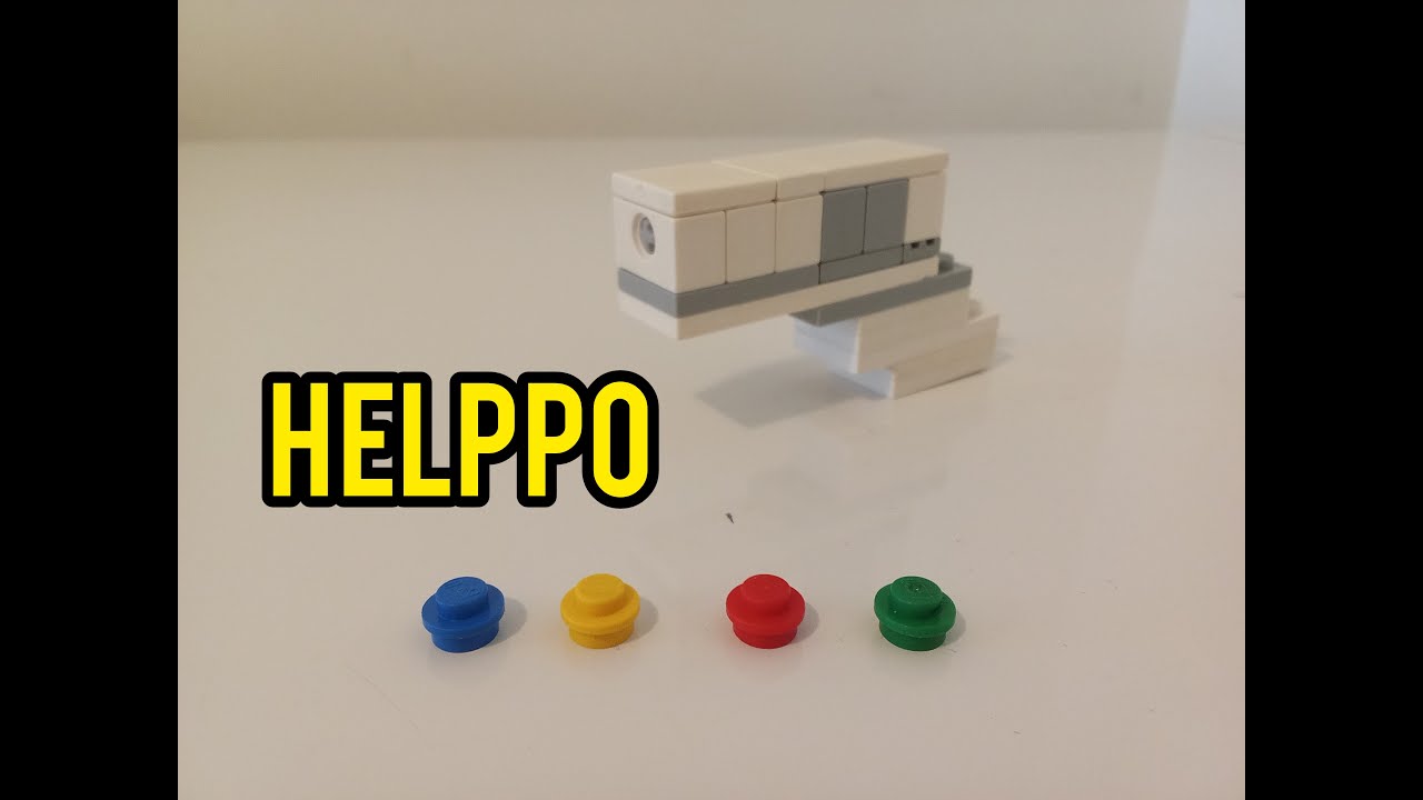 Helppo Lego-pyssy tutoriaali