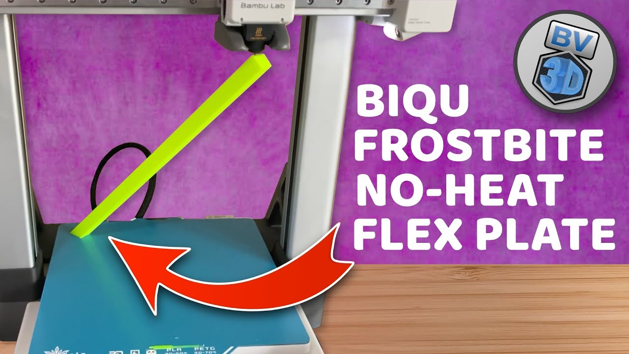 TOO COOL! The BIQU Frostbite Plate for Bambu Lab printers!