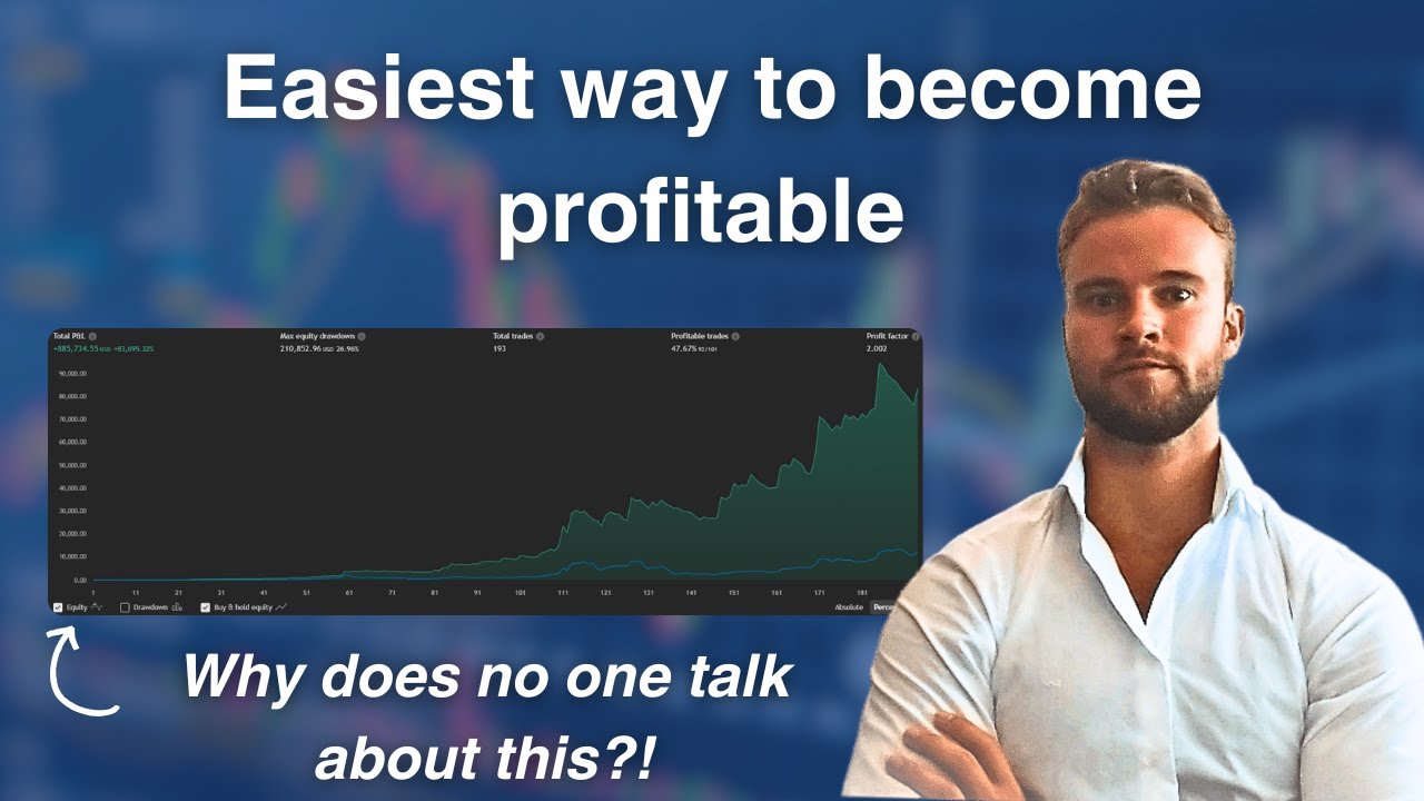 The EASIEST Way to Become a Profitable Trader (Anyone can do this)