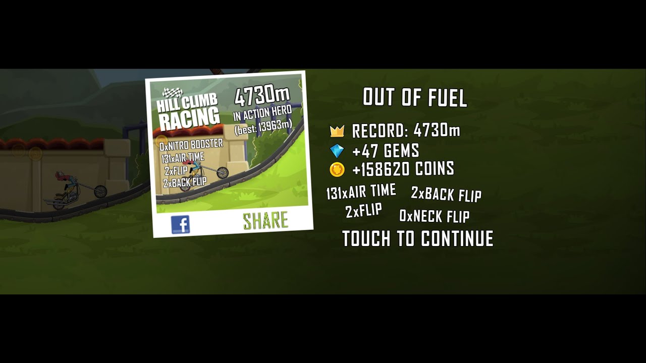 Hill Climb Racing Chopper + Action Hero 4730 WR