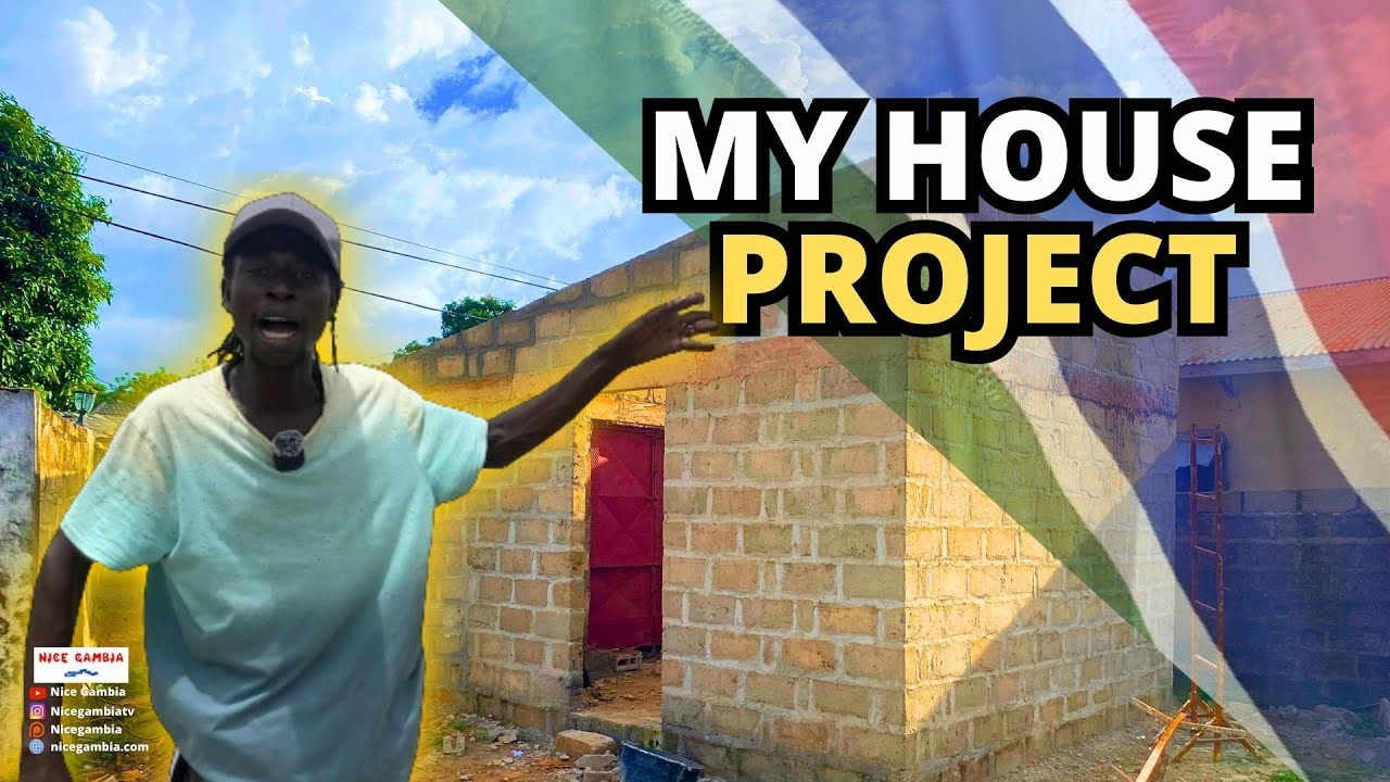 Progress of my house and shop project in The Gambia