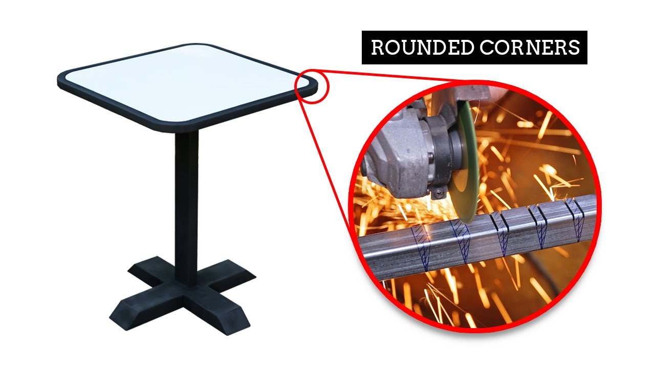 DIY Metal Pedestal Table Build