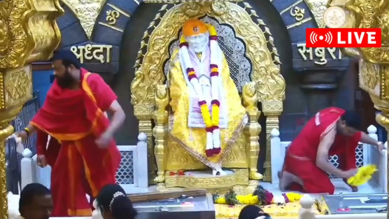 SAI BABA SANDHYA DHOOP AARTI ll LIVE DARSHAN SHIRDI ll SAIRAM ll 01 March 26 
