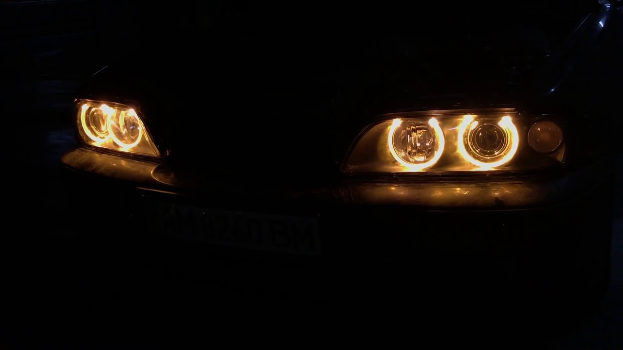 Bmw e39 новая оптика | new headlights full led + drl