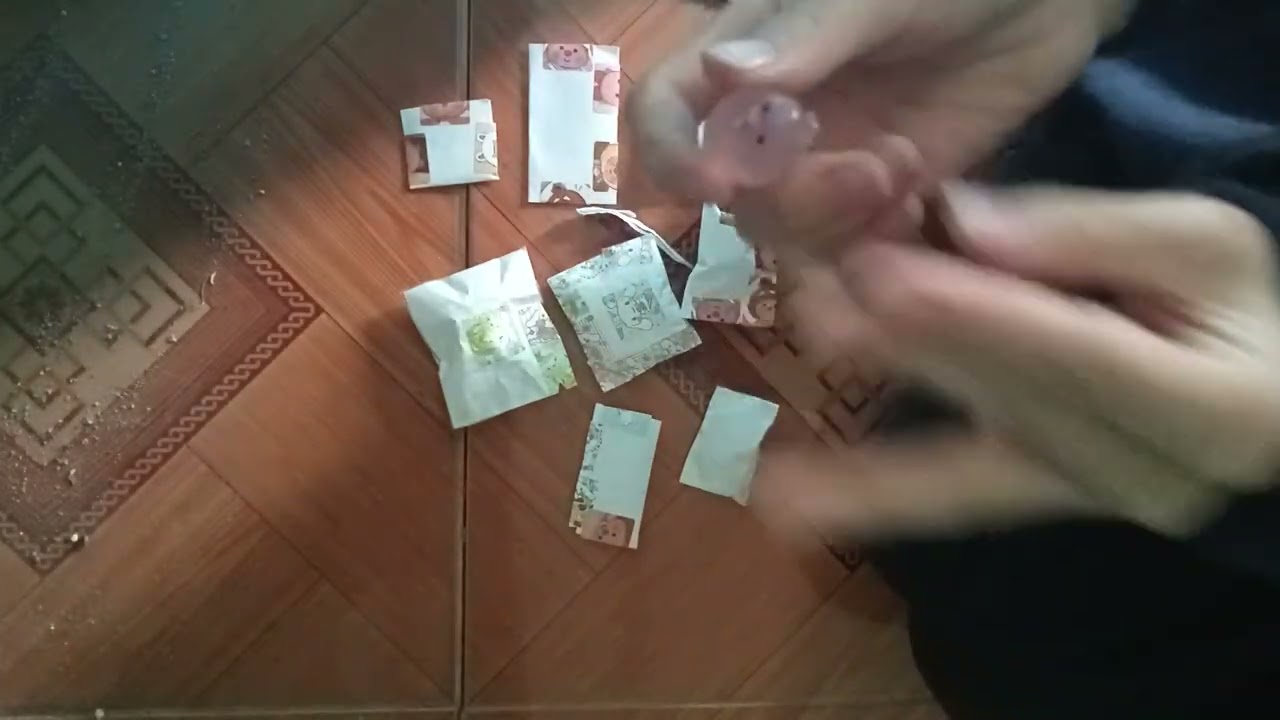 Unbox túi mù bạn tặng😄😄