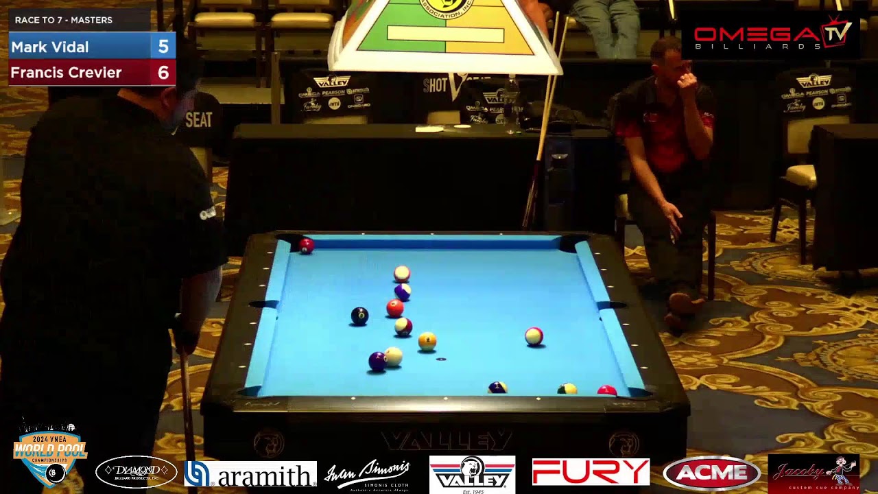 2024 VNEA Championships - Men's Masters 8 Ball - Marc Vidal vs Francis Crevier