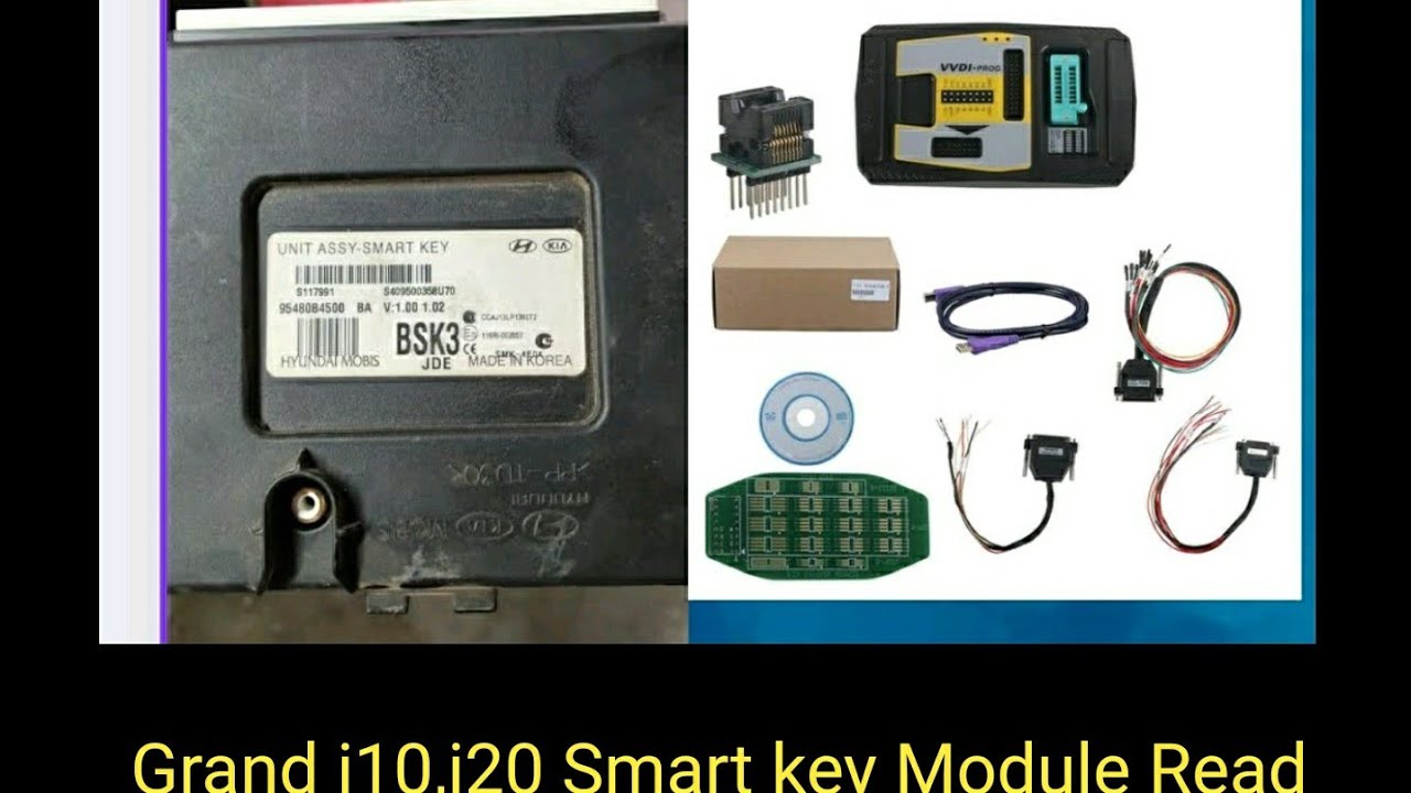 Grand i10,i20 Push Botton.ignition not Working.Smart key Module Problem Read And Write by vvdi prog