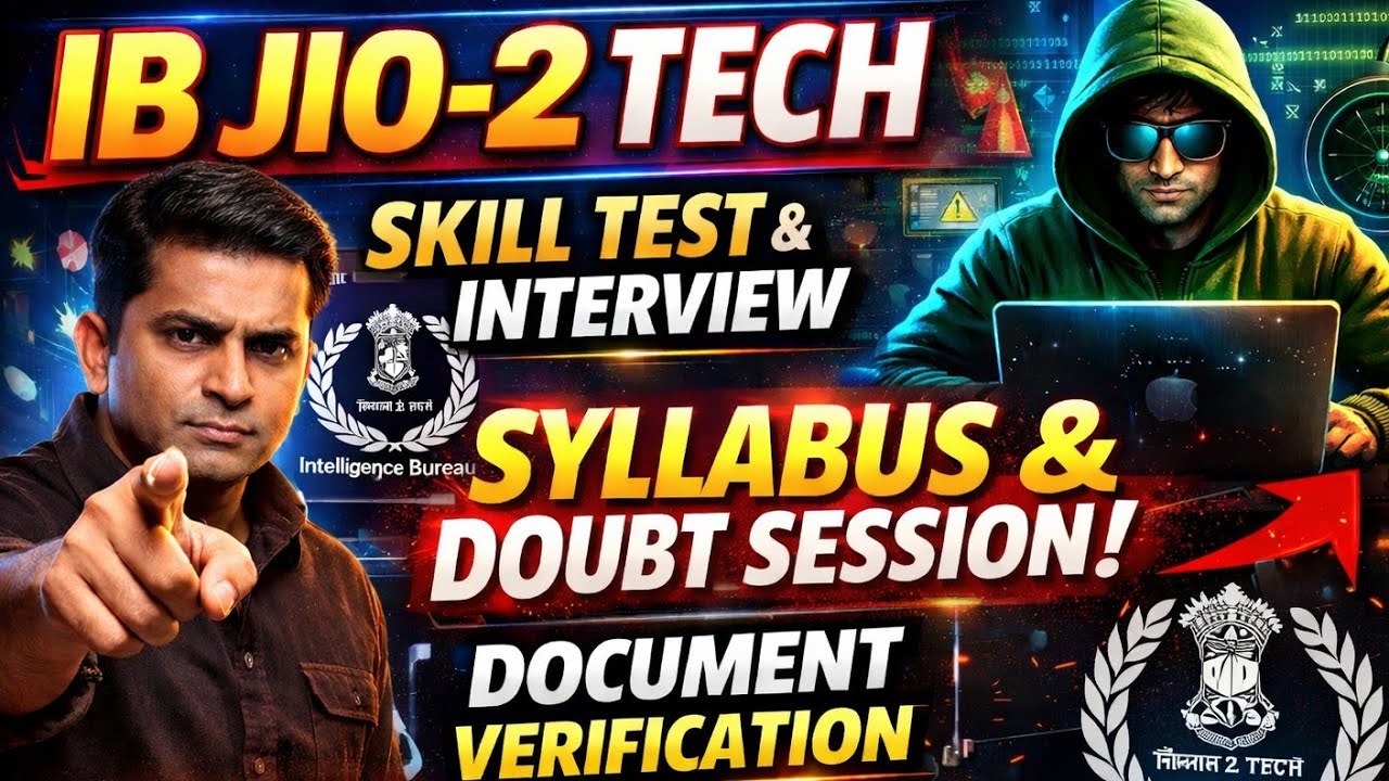 Doubt session 😕 SKILL TEST & INTERVIEW FOR IB JIO-2 TECH