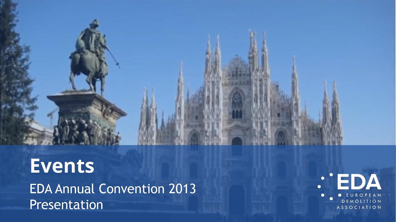 EDA: Presentation EDA Annual Convention 2013