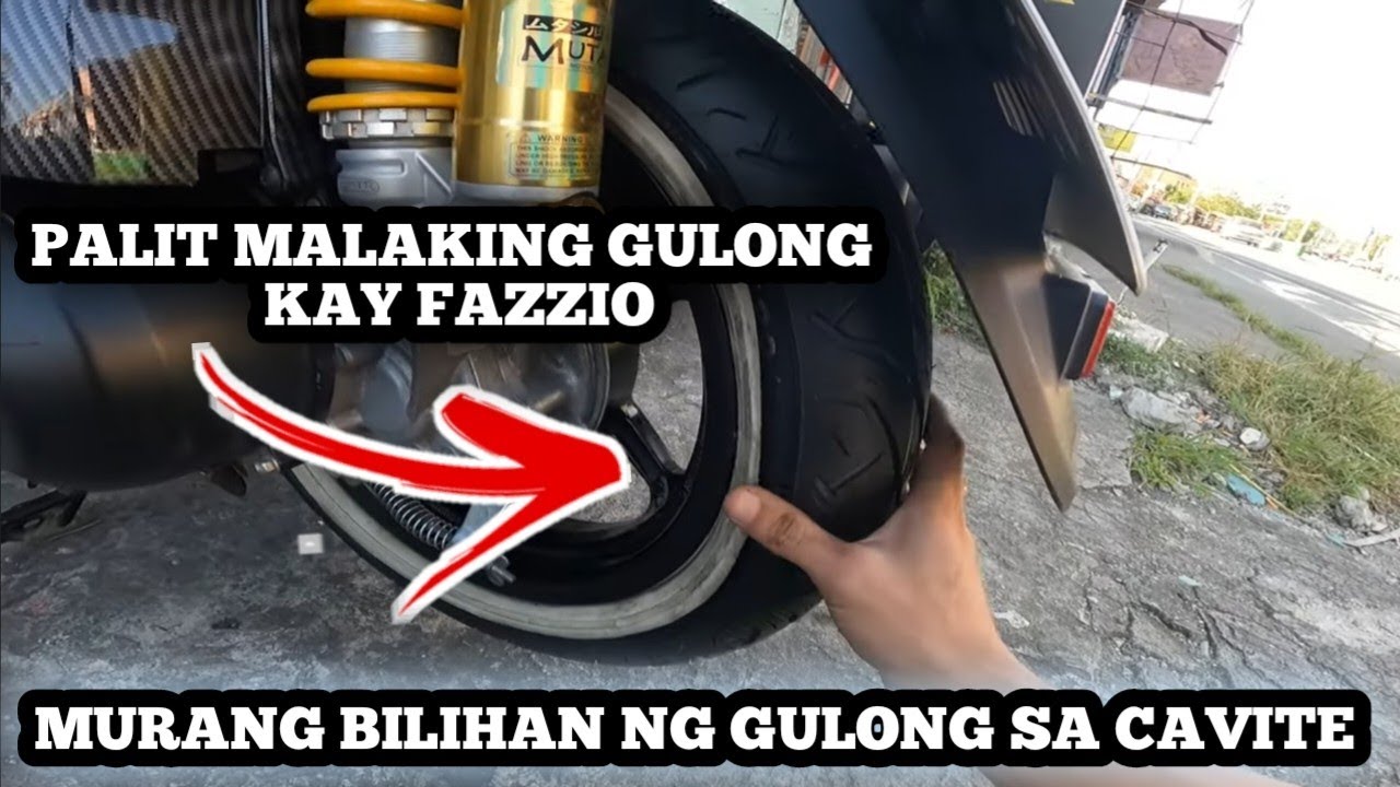 Big Tire for Yamaha Fazzio | Affordable tire shop in Cavite | Nellywerkz TV