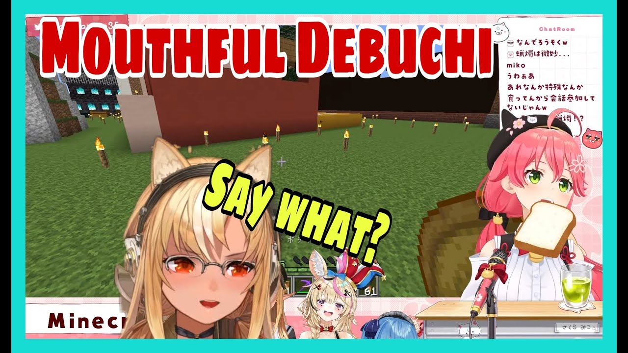 Shiranui Flare n Polka Don't Barely Understand What Sakura Miko Saying | Minecraft [Hololive/En Sub]