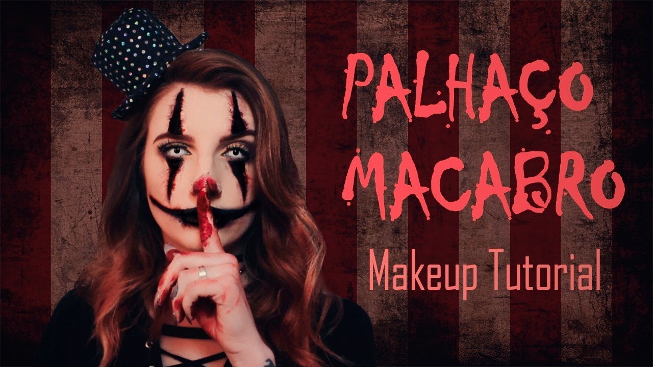 CLOWN MAKEUP | Tutorial Fácil de Maquiagem para o Halloween | Palhaço Macabro