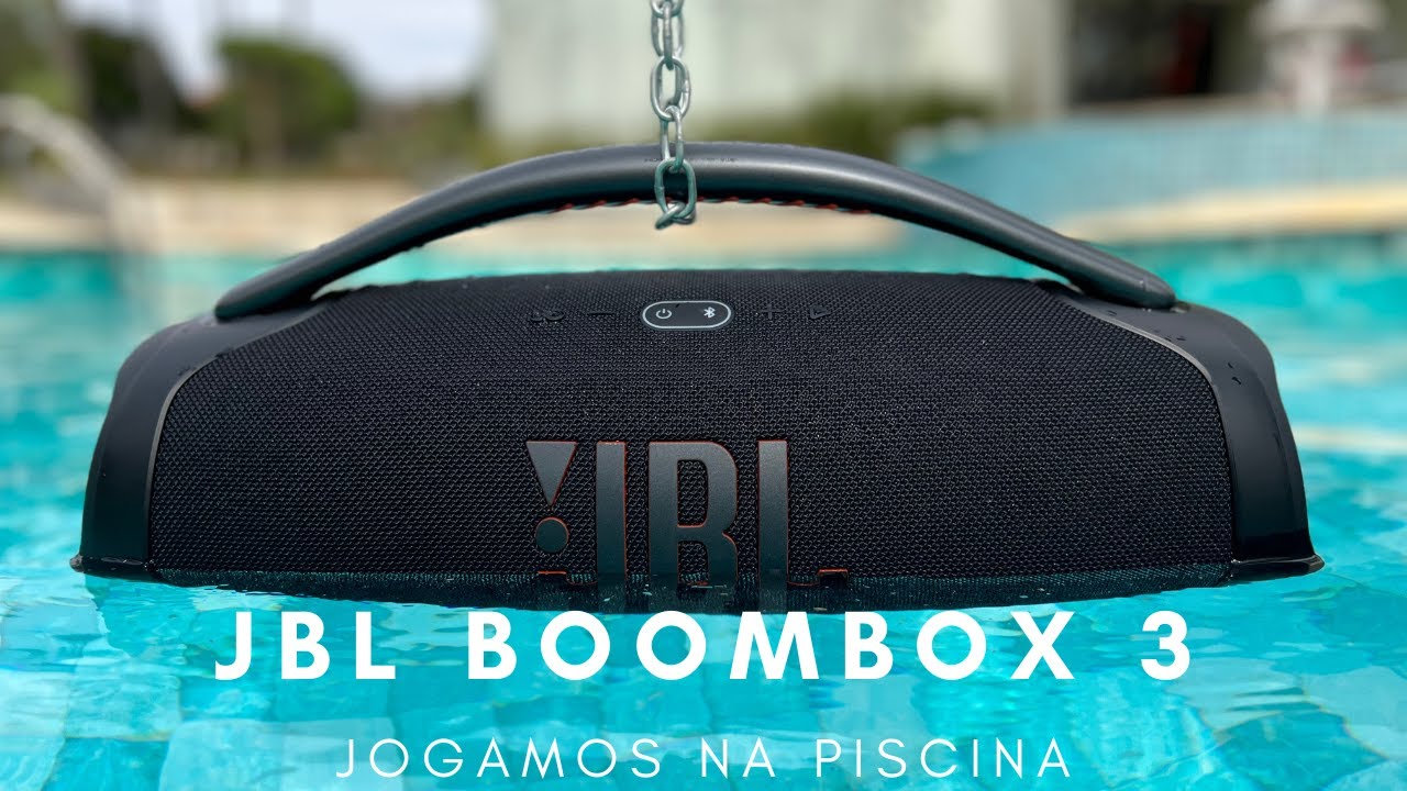 JOGAMOS A BOOMBOX 3 NA PISCINA COM TUDO! EM CÂMERA LENTA!