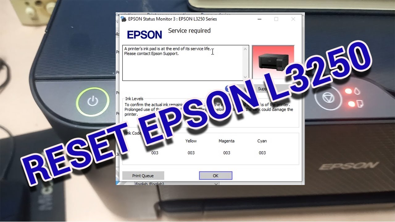КАК СБРОСИТЬ НАСТРОЙКИ EPSON L3250 | ТРЕБУЕТСЯ ОБСЛУЖИВАНИЕ