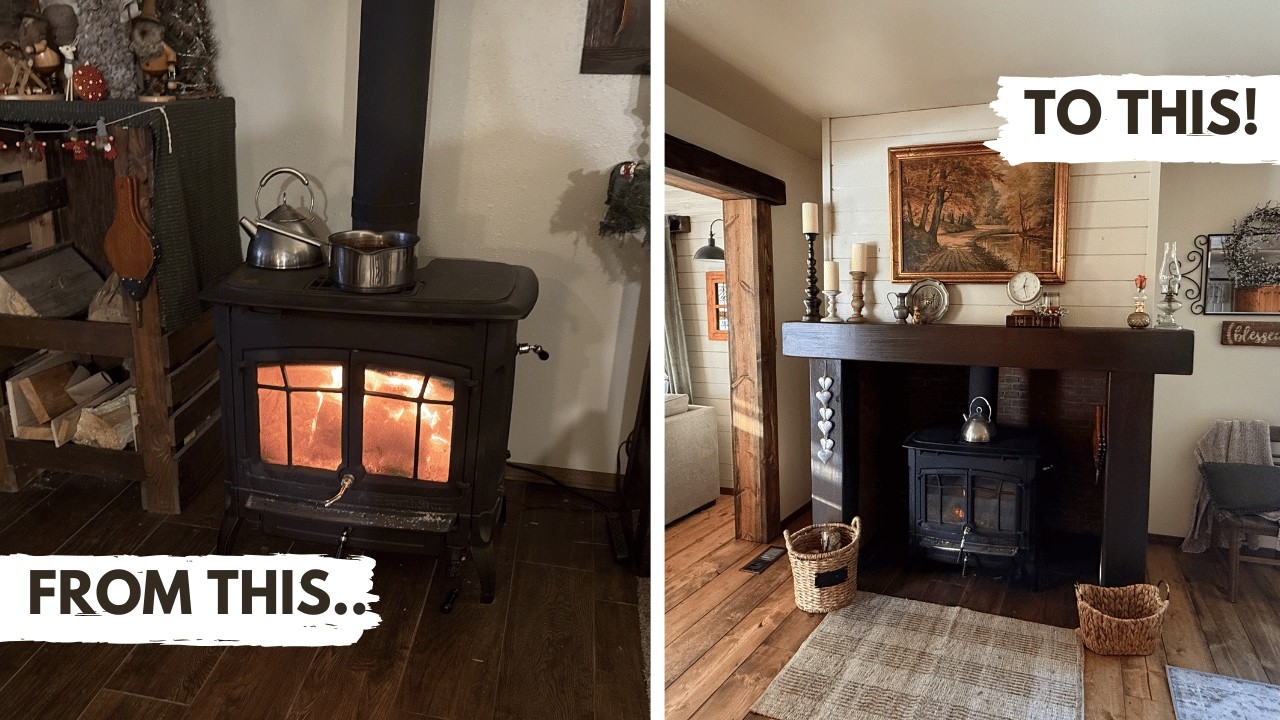 Winter Projects in Alaska: Living Space & Fireplace Makeover
