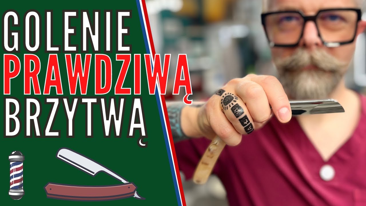 💈 Poradnik Barbera 💈 Golenie prawdziwą brzytwą, jak za dawnych lat 👉 KROK PO KROKU 👈
