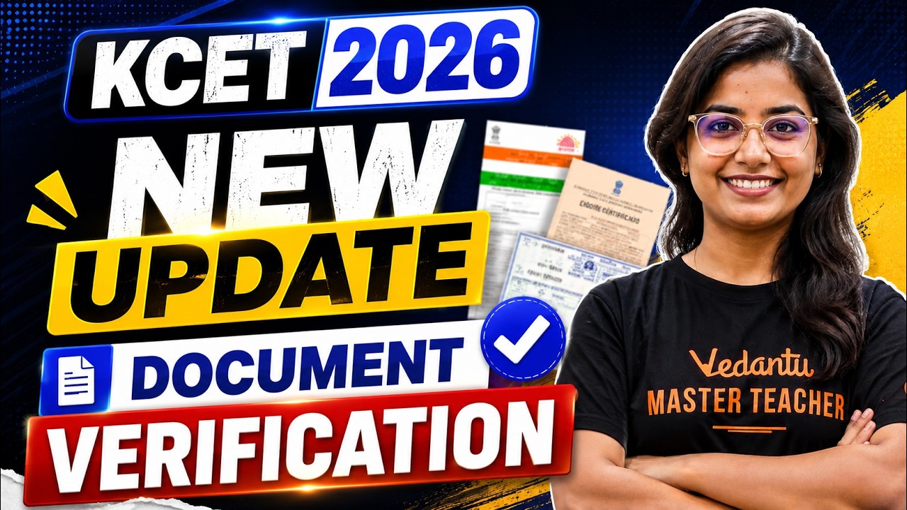 KCET 2026 Document Verification Deadline Extended 🚨 May 21