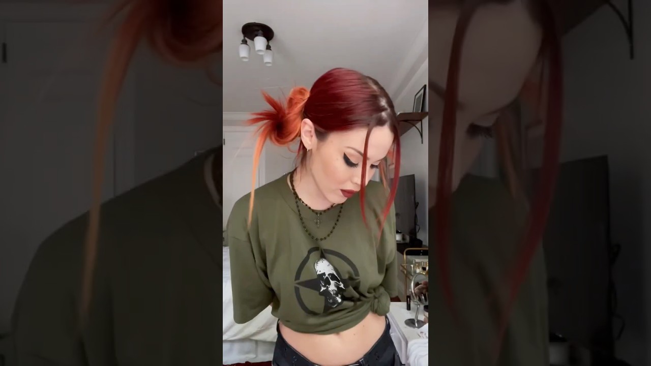 Quick late 90s hair style