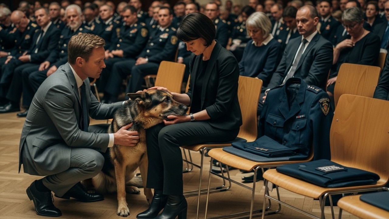 Alter Schäferhund Erkennt Seinen Führer Im Saal – Und Lässt Sich Nicht Mehr Halten