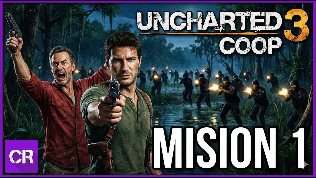 DRAKE Y EL VIEJO DEGENERADO😨(COOP) UNCHARTED 3
