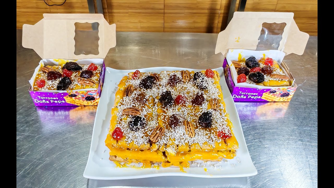 Cómo preparar TURRÓN DE DOÑA PEPA 🟥⬜🟥 CON GRANOS ANDINOS Y MIEL DE MARACUMANGO #streetfood