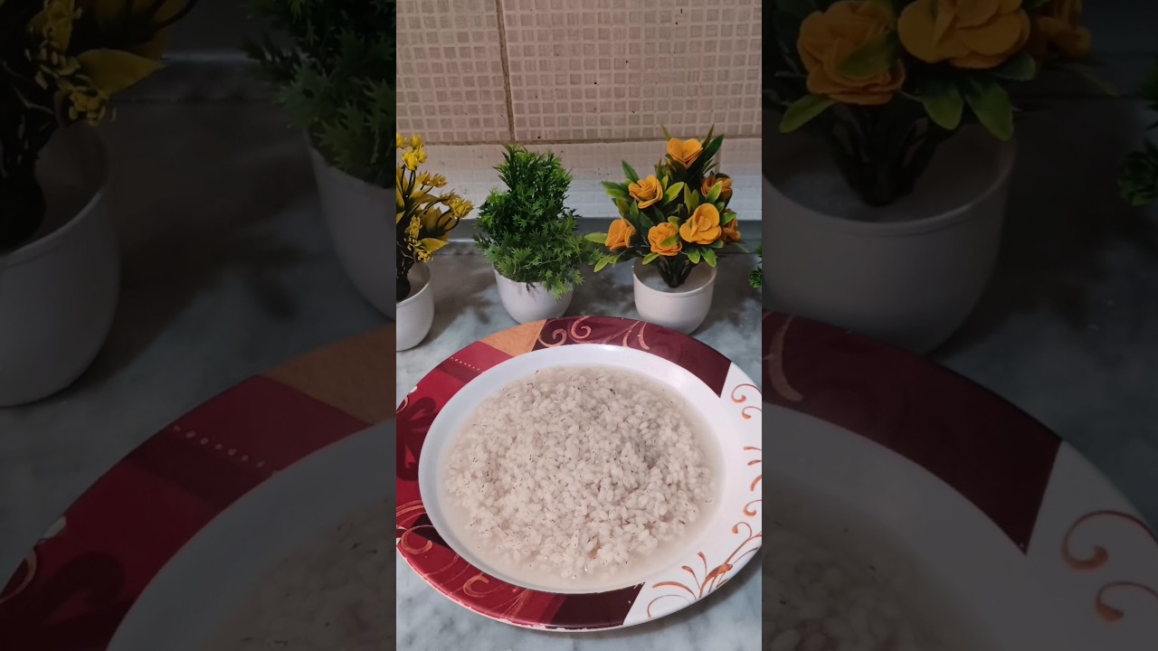 Boiled rice ganji in cooker | Kanji recipe | Kuchalakki ganji | boiled red rice healthy porridge