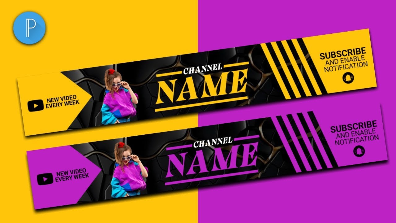 How to create a youtube banner | youtube banner design | How to make youtube banner