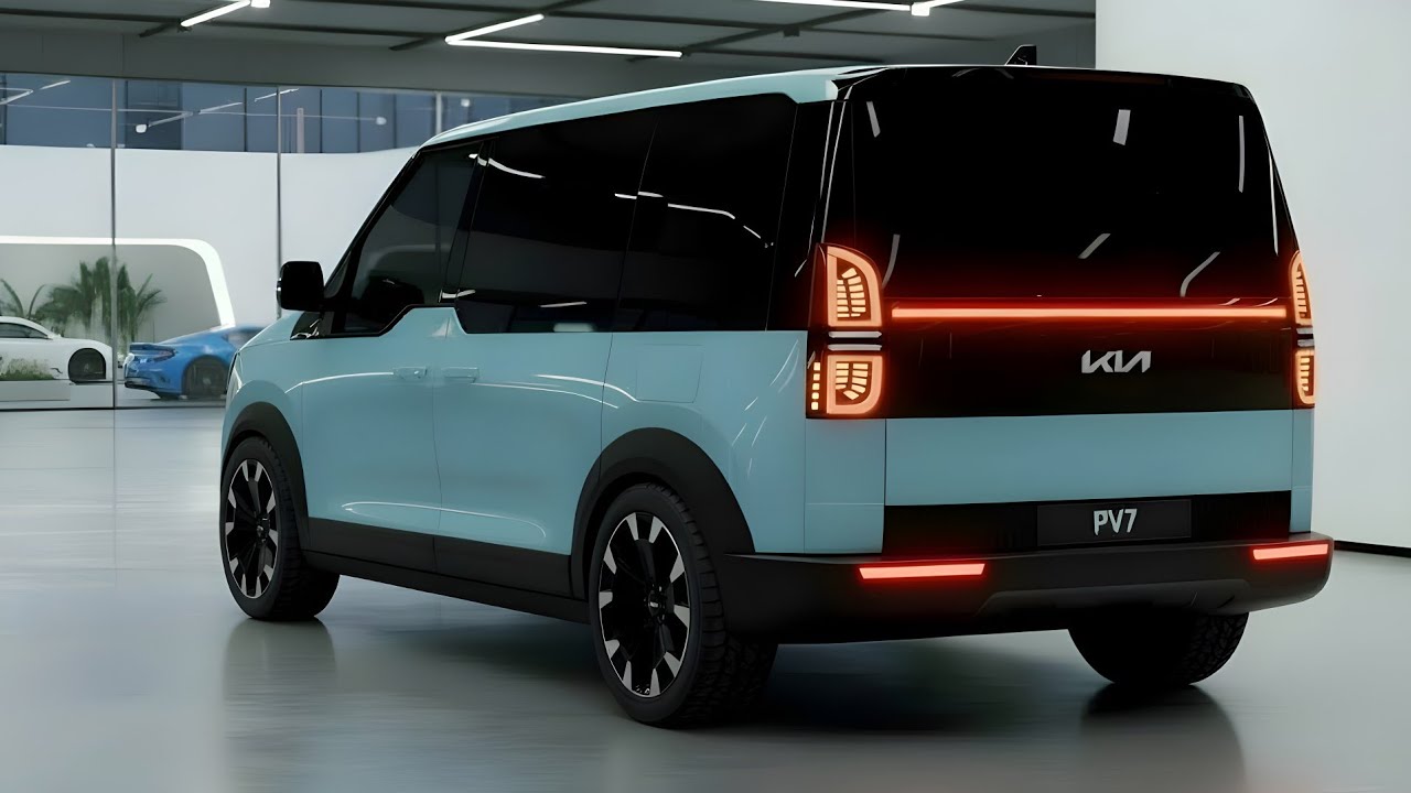 🇰🇷🚐 Невероятный кемпер! Kia PV7 2026 ⚡ Электрический автомобиль для приключений представлен 🔥