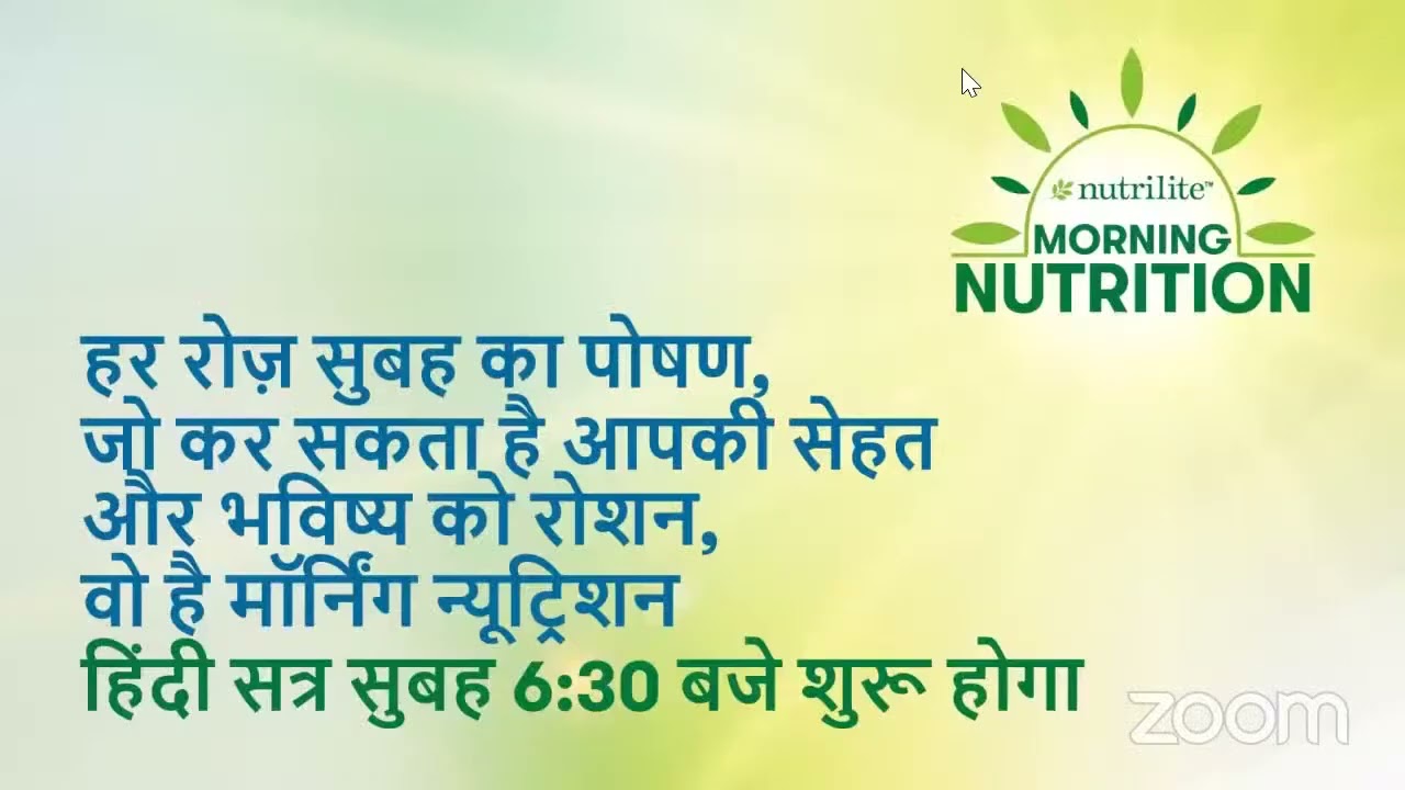 Morning Nutrition Day 10