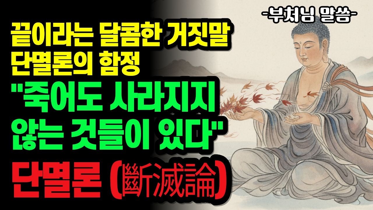 죽음이라는 가장 달콤하고 위험한 도피처 | 부처님의 일침 '단멸론(斷滅論)'