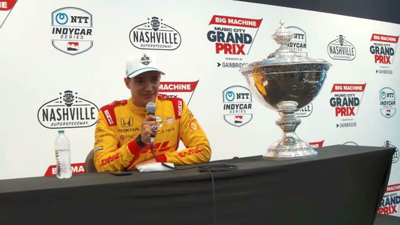 Alex Palou, tricampeón de la IndyCar, hace historia en Nashville: 