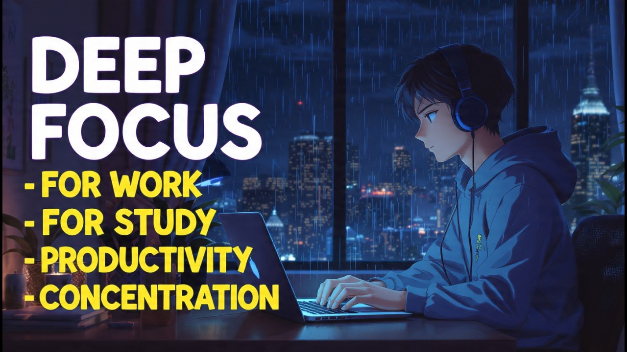🔴 LIVE Work Music for Productivity | Calm Ambient Background for Deep Concentration