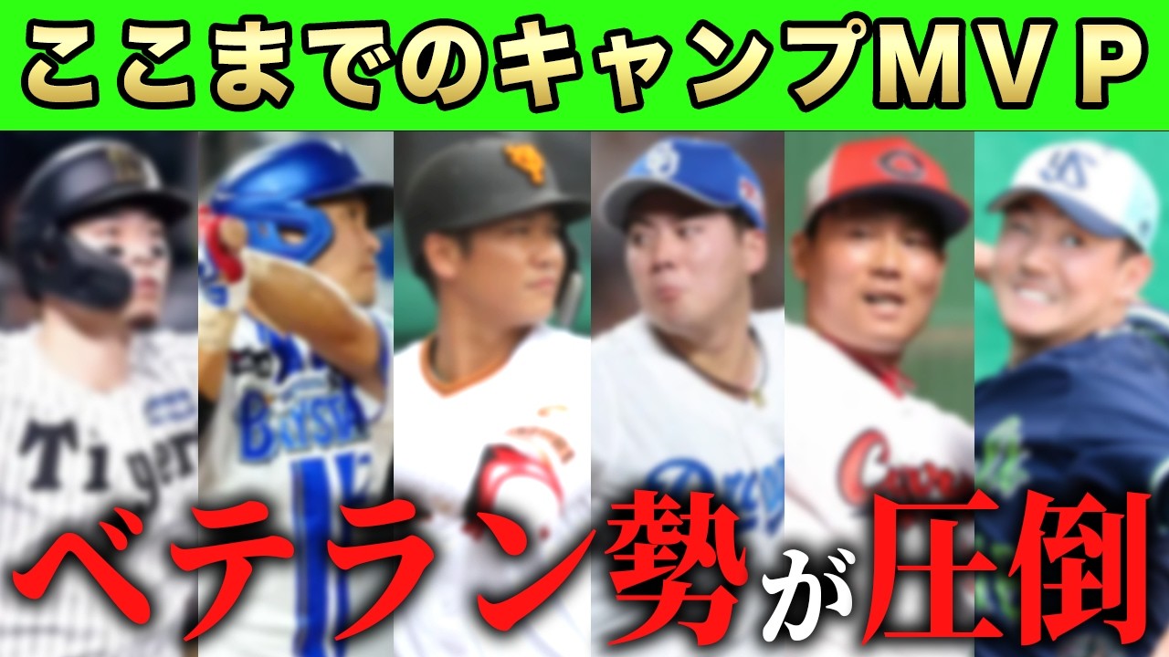 【キャンプ】第２クール終了！セリーグ総まとめ＆MVPを勝手に選出SP！【プロ野球】【セリーグ】