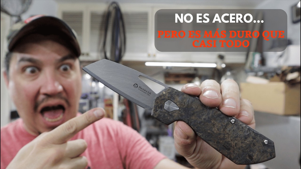 Este acero tiene una dureza IMPRESIONANTE de 70 Rockwell