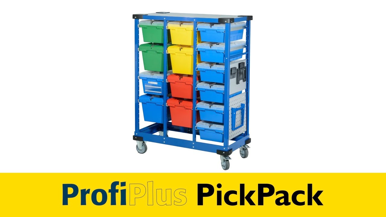 Allit ProfiPlus PickPack Behälter-Transportwagen Tote transport vehicle