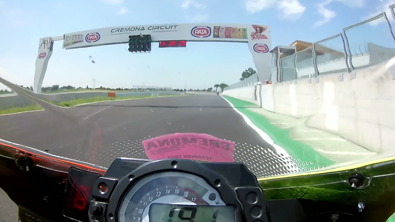 Ninja 636 - 2005 Onboard Cremona Circuit 1.51.2