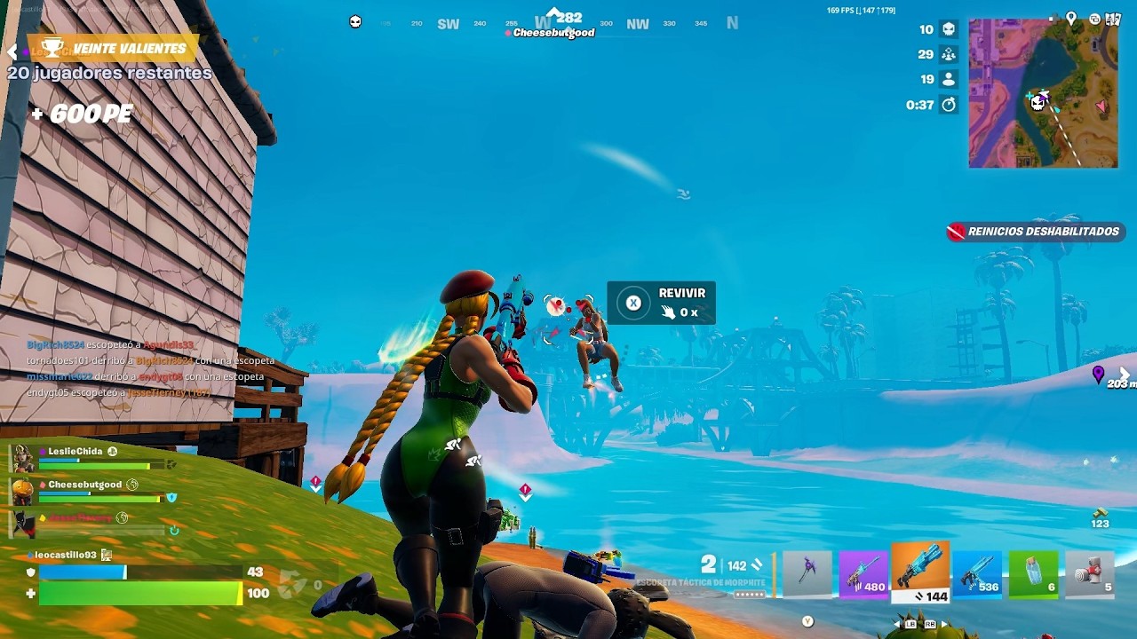Fortnite C7T1 Recarga - Victorias En Equipos de 8 | Gameplay Español (PC 1080p/60fps) #6