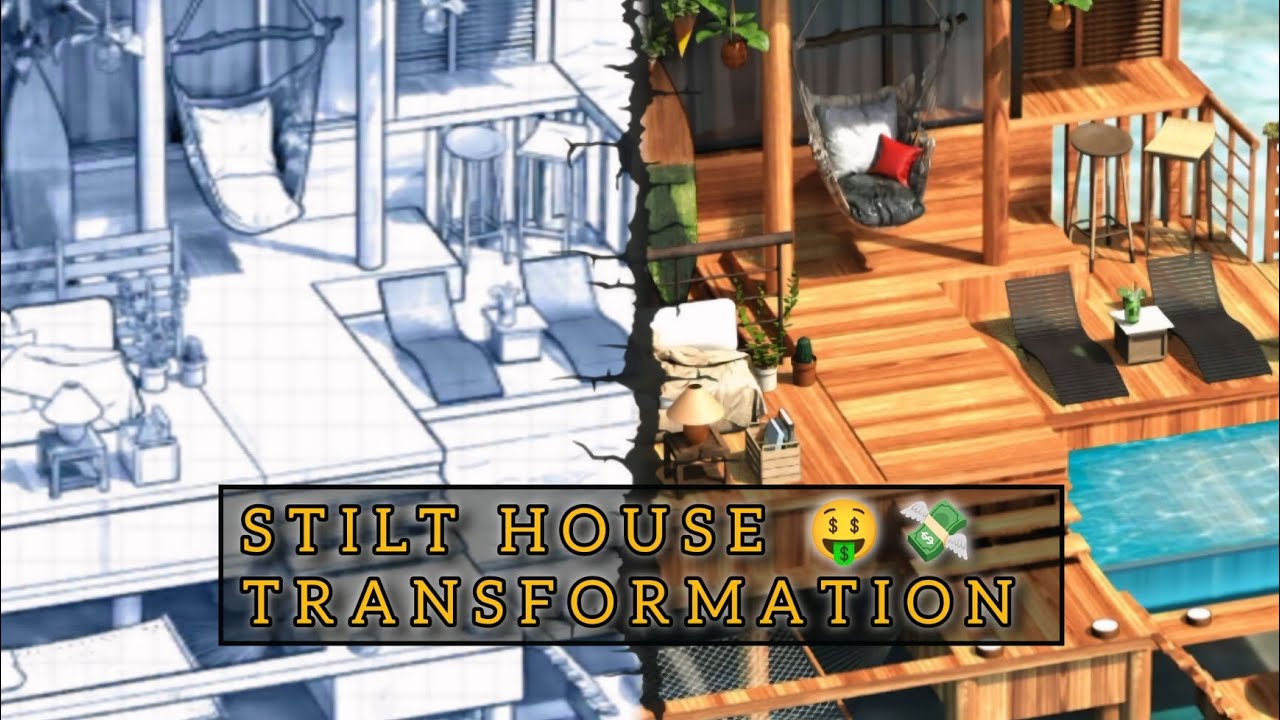 Interior Design : Caribbeanlife| Episode 3 : Stilt House| HIGHLY SATISFYING TRANSFORMATION🎼