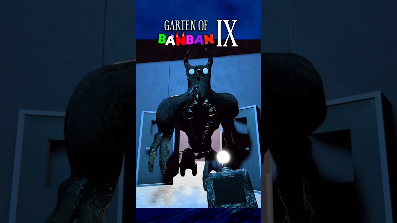 Garten of Banban 9 - Chase Escape from Amalgamation 😃 Fangame #shorts #gartenofbanban #teammarietta