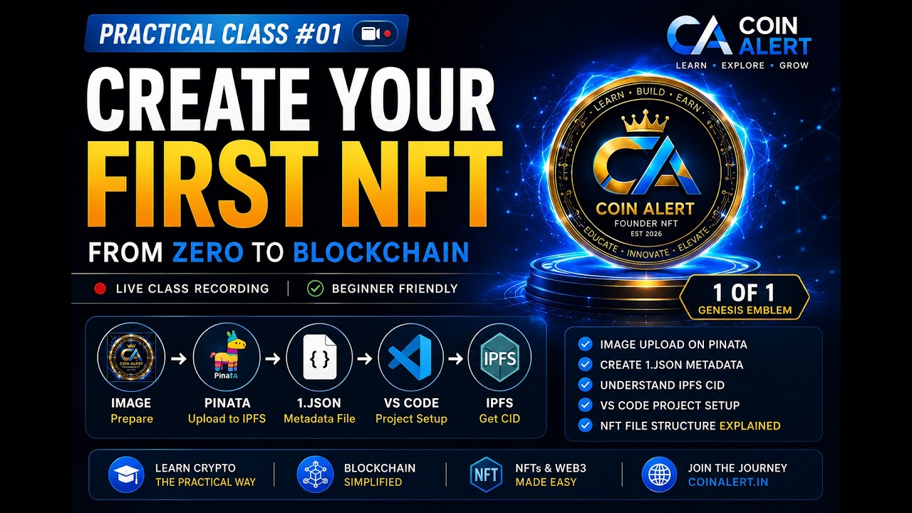 How to Create NFT from Zero | Pinata IPFS + Metadata JSON + VS Code | Full Practical Class 2