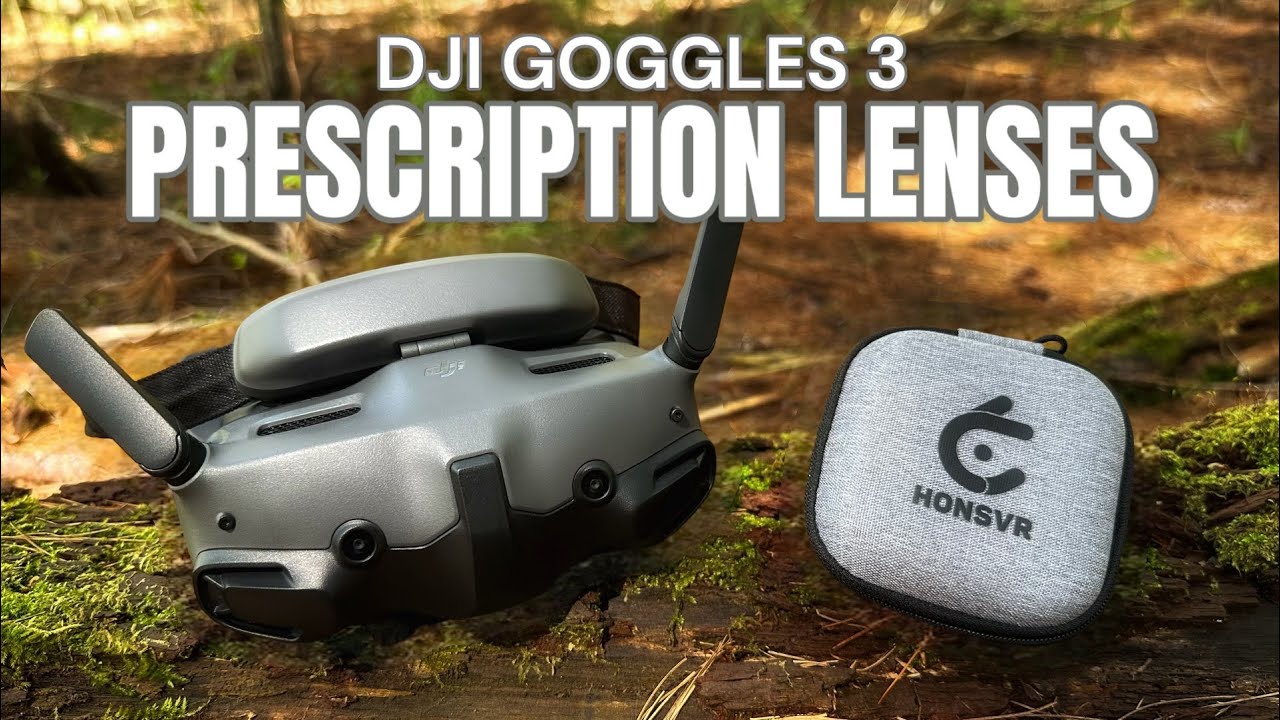 Prescription Lenses for DJI Googles 3 (Avata 2) from Hons VR