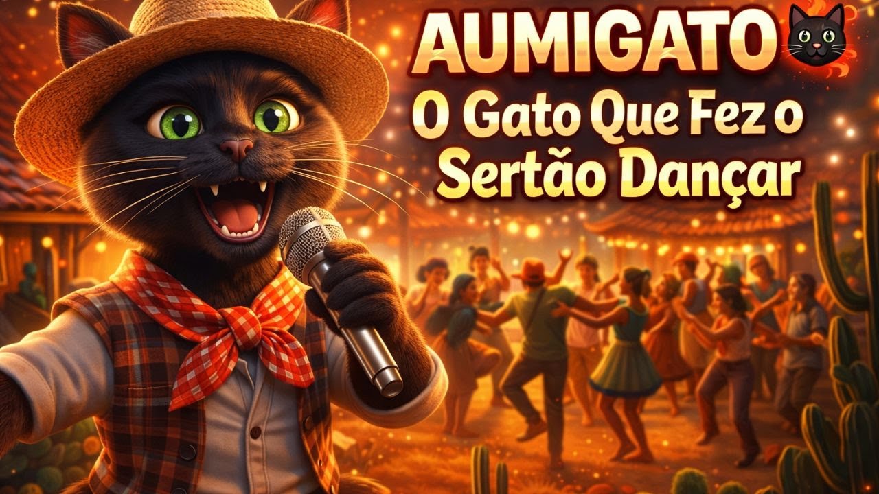 AUMIGATO 🐈‍⬛🔥 O Gato Que Fez o Sertão Dançar (Álbum Completo)