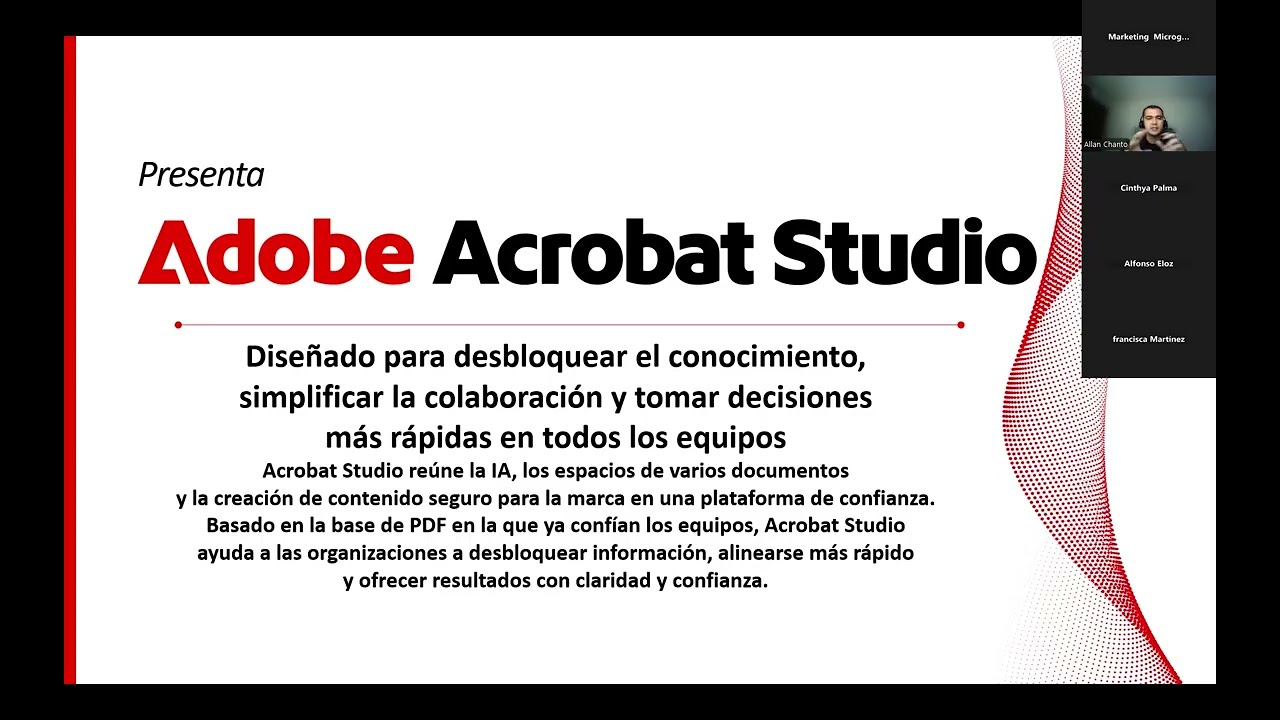 Webinar: Conoce Adobe Acrobat Studio y convierte horas de gestión en minutos