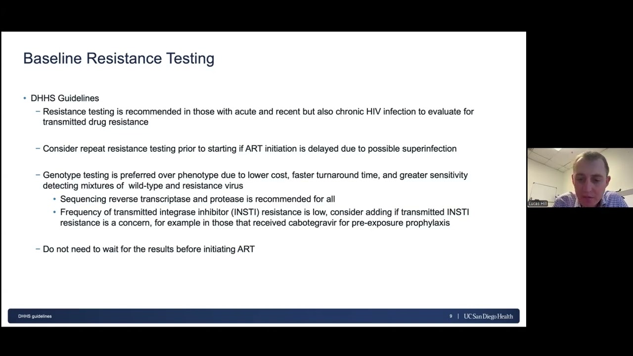 Clinical Questions in HIV Resistance Testing