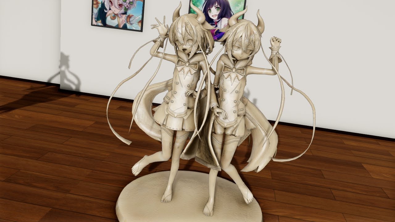 【石化】Meika Hime & Mikoto be petrified