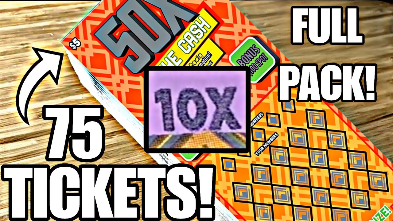 50X!!! FULL PACK of these BRAND NEW lottery tickets! | ARPLATINUM scratch off tickets
