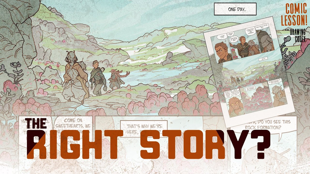 Getting Your Story On The Page - (Pro Comic Page Process)