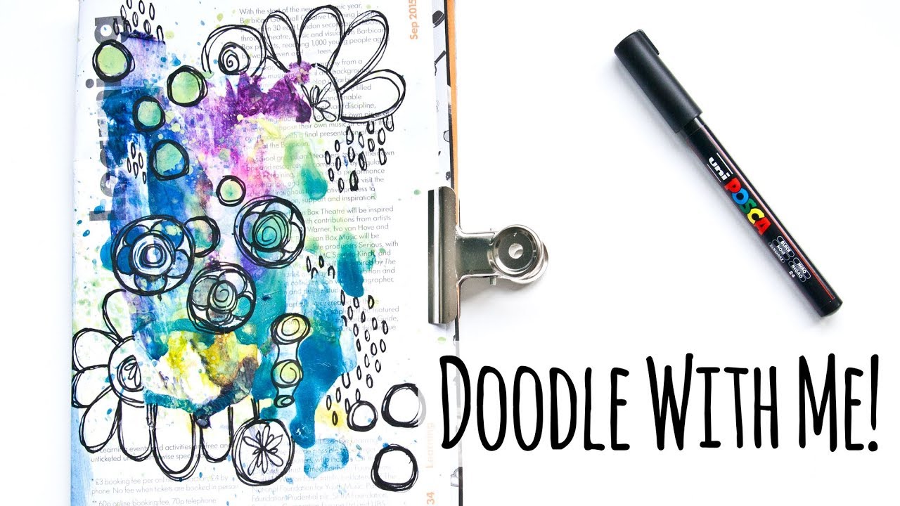 Easy Doodle Exercise For Your Mixed Media Art Journals